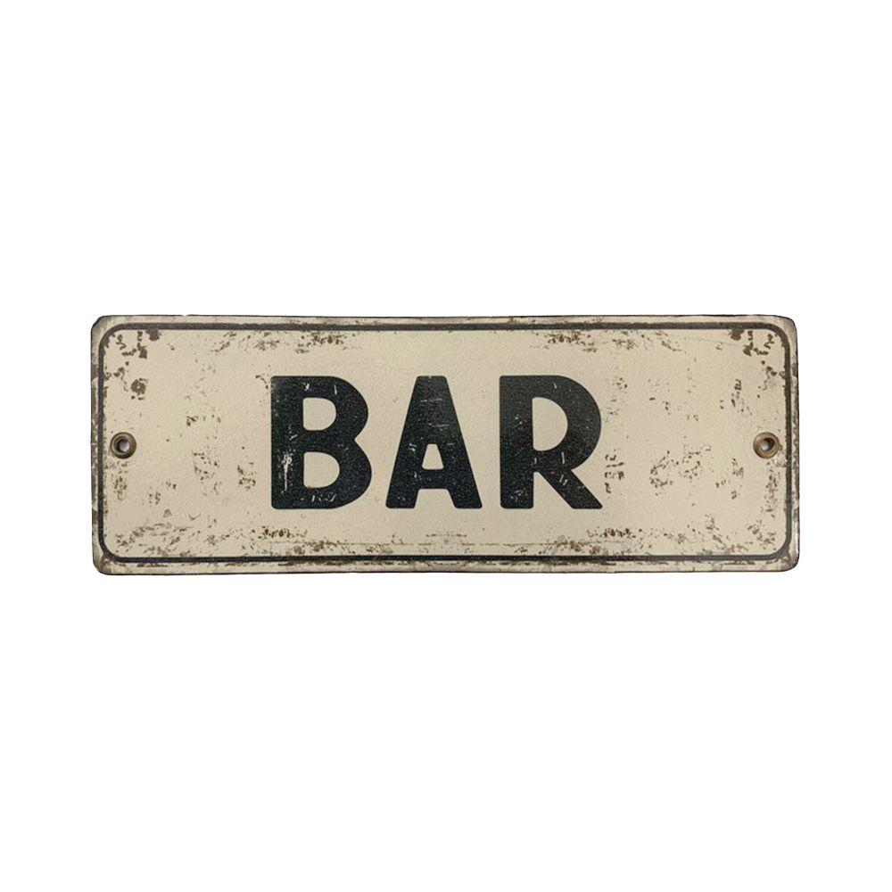 CARTEL CHAPA 8x22 (RECTANGULAR) BAR - FIRE CHILE-0