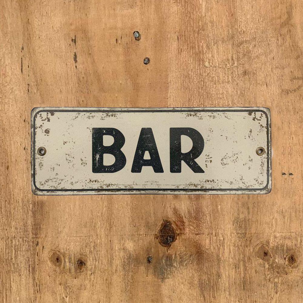 CARTEL CHAPA 8x22 (RECTANGULAR) BAR - FIRE CHILE-1