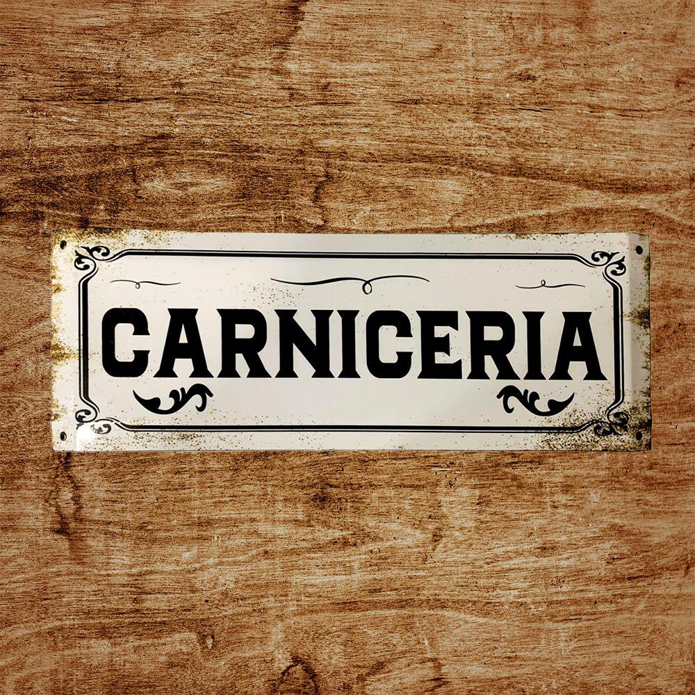 CARTEL CHAPA 20x54 CARNICERIA - FIRE CHILE-1