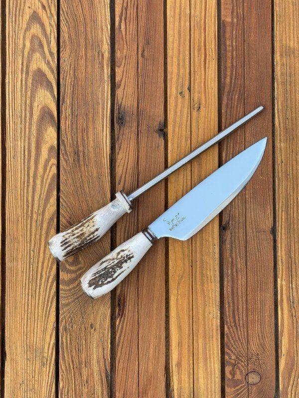 ASTIL Y CUCHILLO TROZADOR SETTER CIERVO - FIRE CHILE-2
