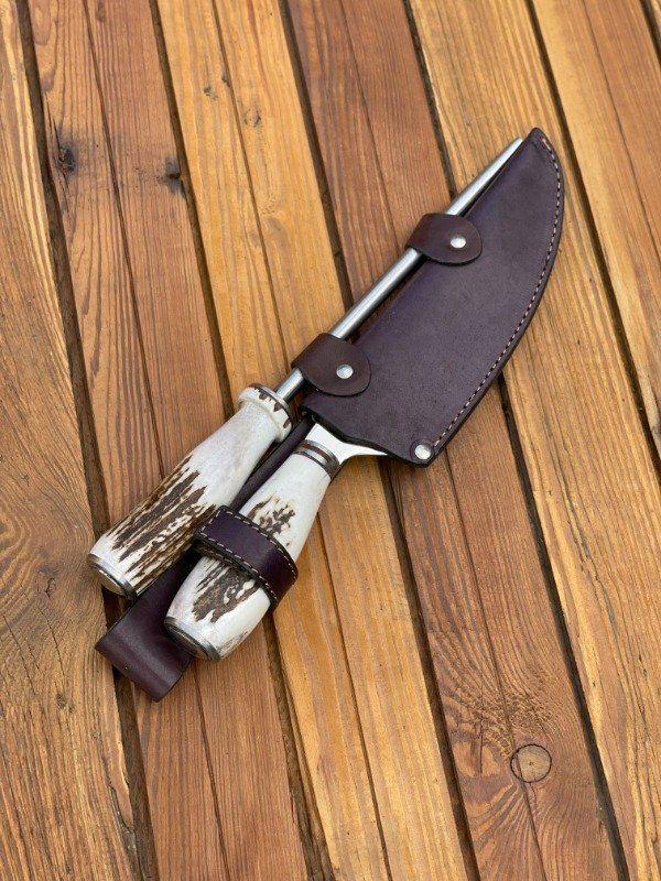 ASTIL Y CUCHILLO TROZADOR SETTER CIERVO - FIRE CHILE-3