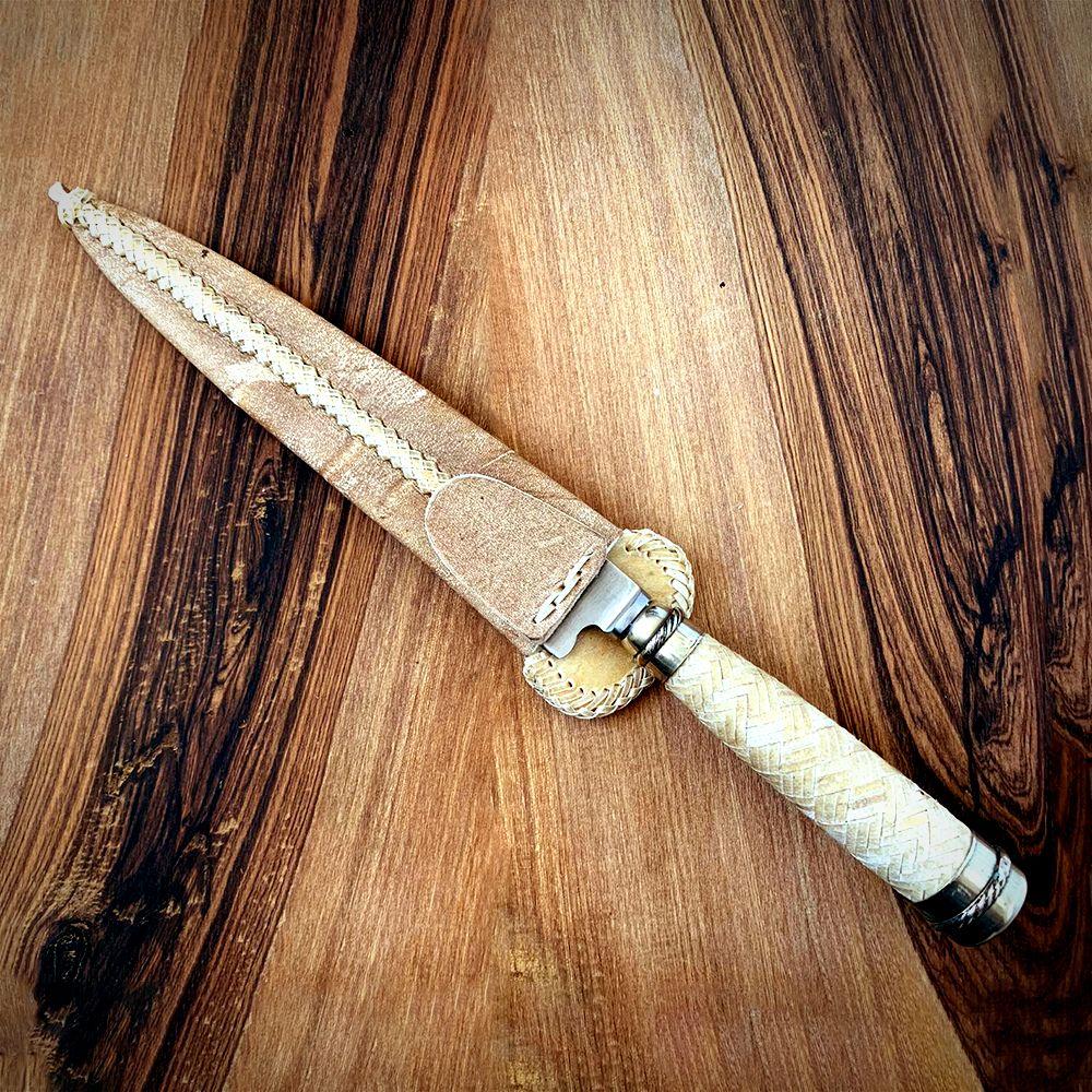 CUCHILLO FIRE INOX TRENZADO ALPACA CRUDO 14CM - FIRE CHILE-7