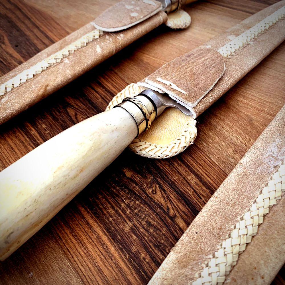 CUCHILLO FIRE INOX POTRO ALPACA 20CM . FIRE CHILE-5
