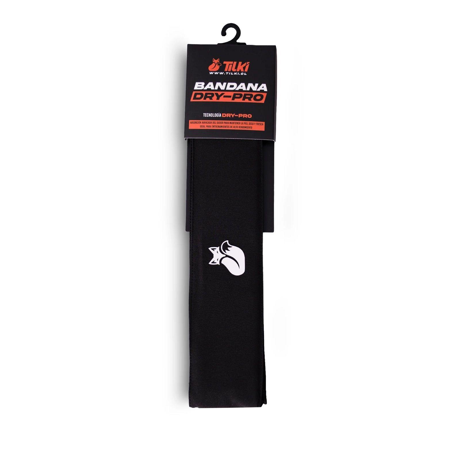Bandana Tilki Dry Pro Lehinde Negro/Blanco Tenis Padel-1
