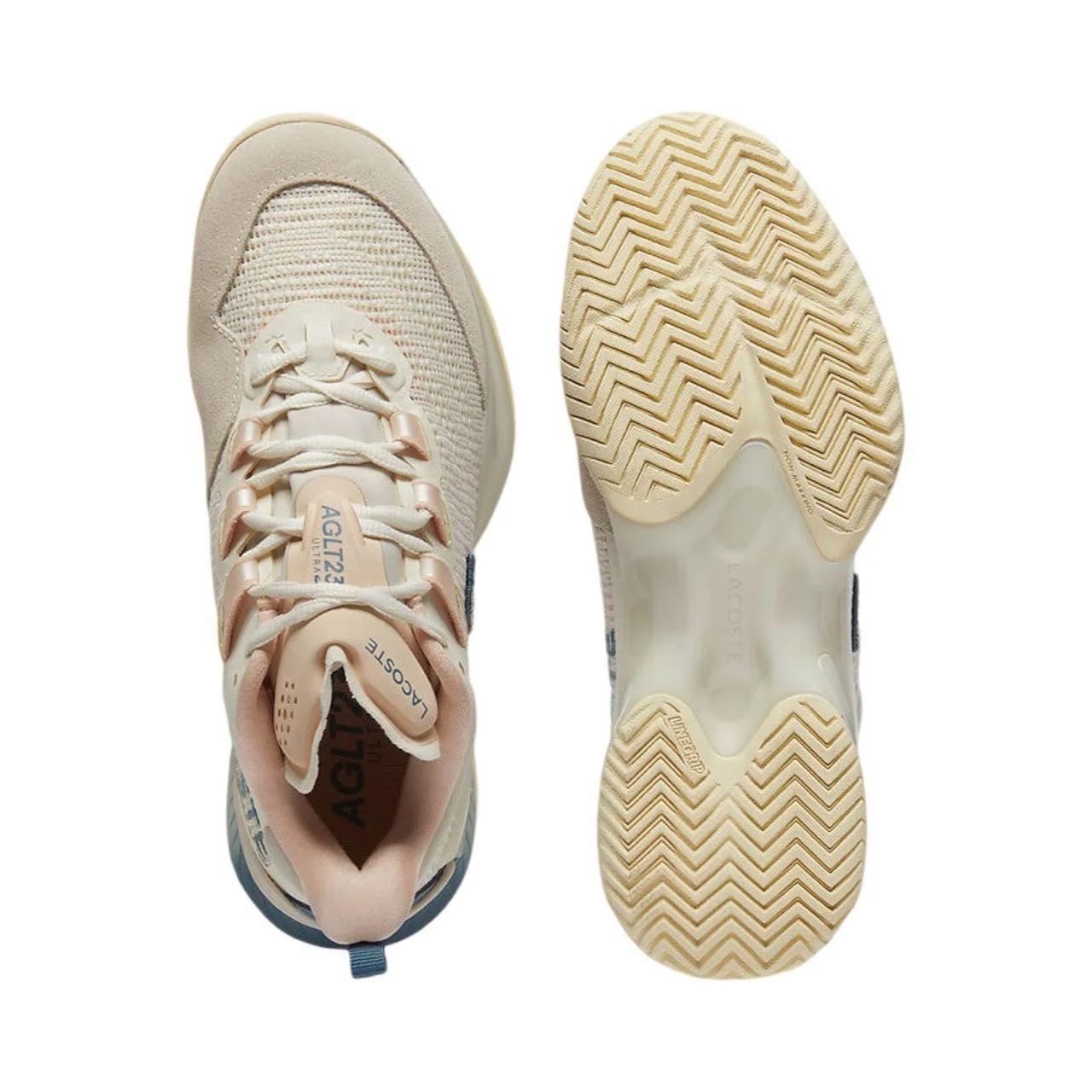 Zapatilla Lacoste AG LT23 Ultra Blanco/Rosado-3