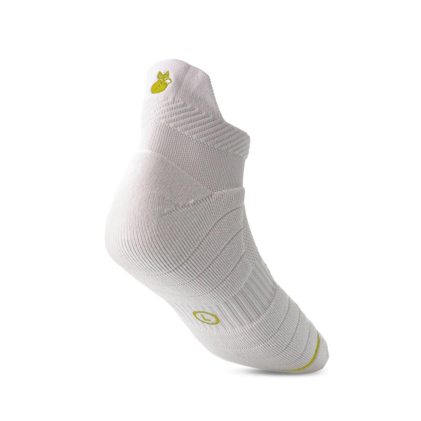 Calcetin Tilki Tobillero Lehinde Blanco/Amarillo Tenis Padel-2