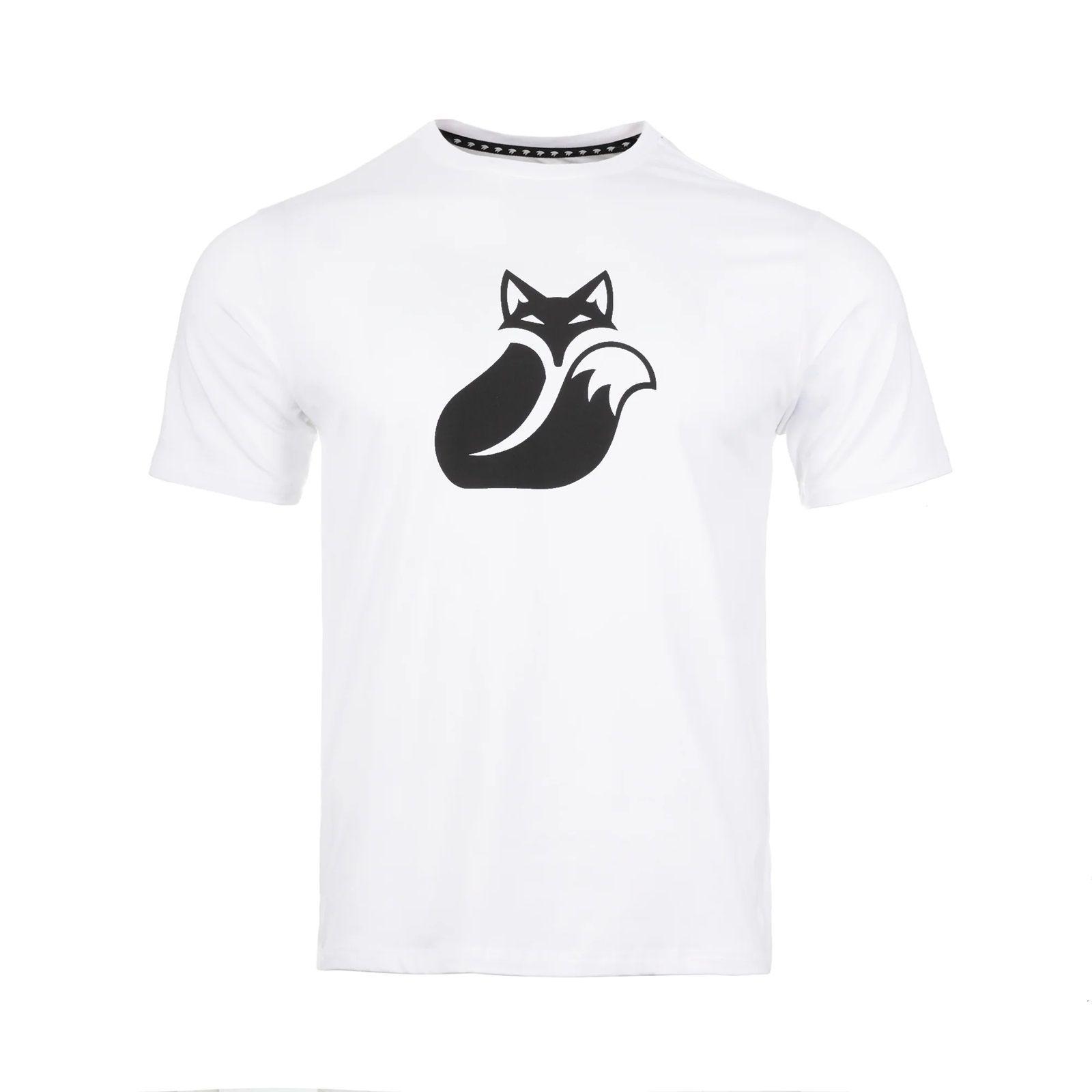 Polera Tilki Cotton Fox Big Logo Blanca/Negra Tenis Padel-0