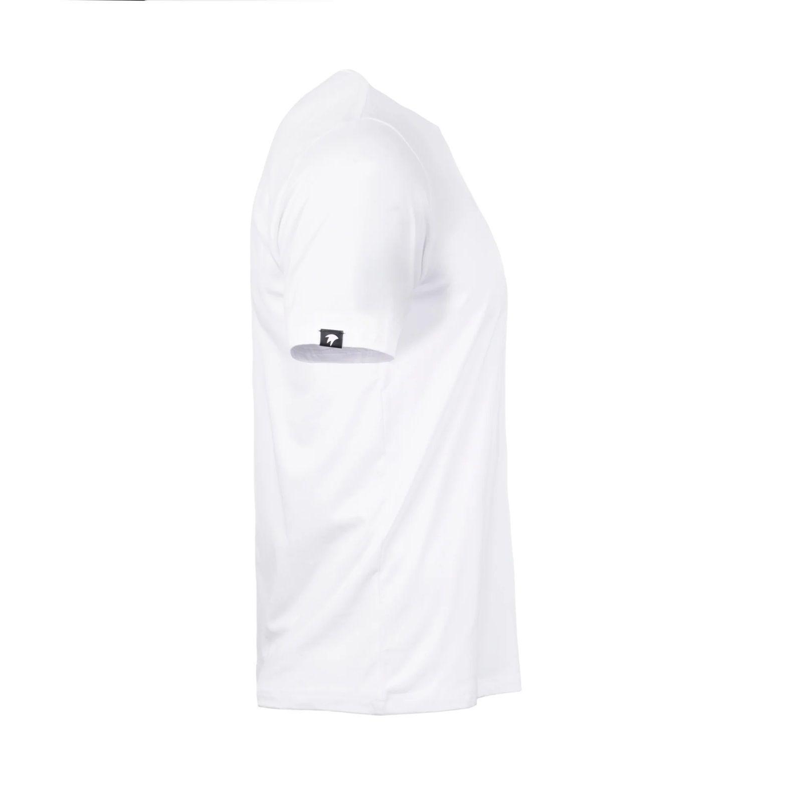 Polera Tilki Cotton Fox Big Logo Blanca/Negra Tenis Padel-1