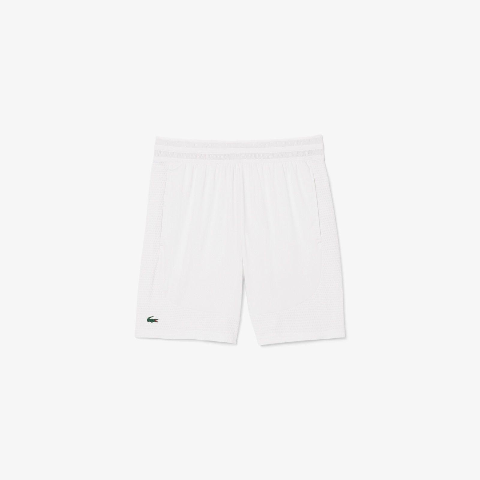 Short Lacoste Ultra Dry Blanco Tenis Padel-0