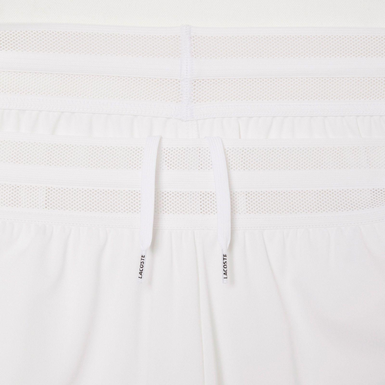 Short Lacoste Ultra Dry Blanco Tenis Padel-3