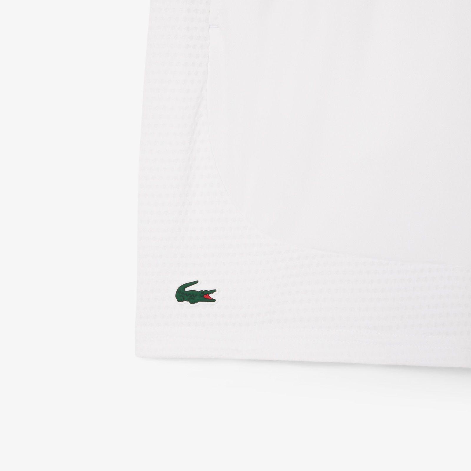 Short Lacoste Ultra Dry Blanco Tenis Padel-1