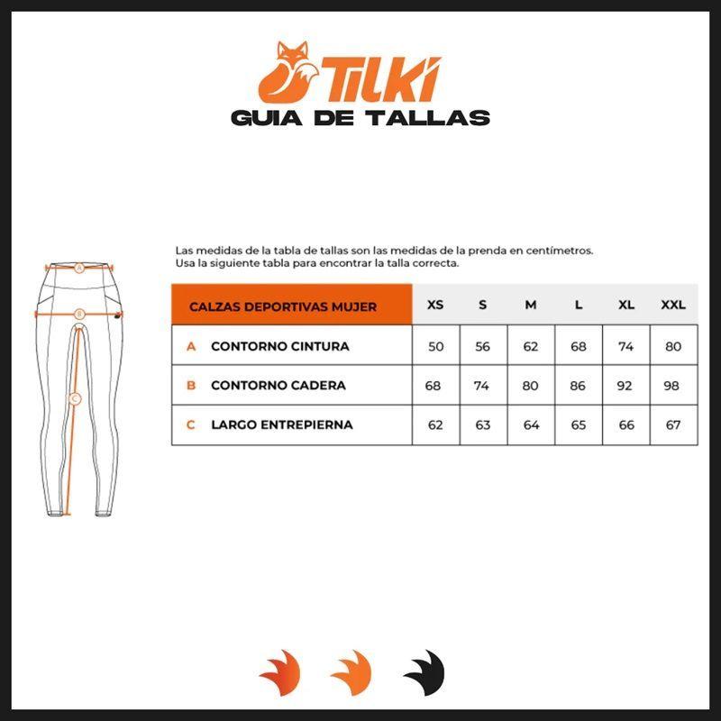 Calza Tilki Pro Mujer Lehinde Acero Tenis Padel-2