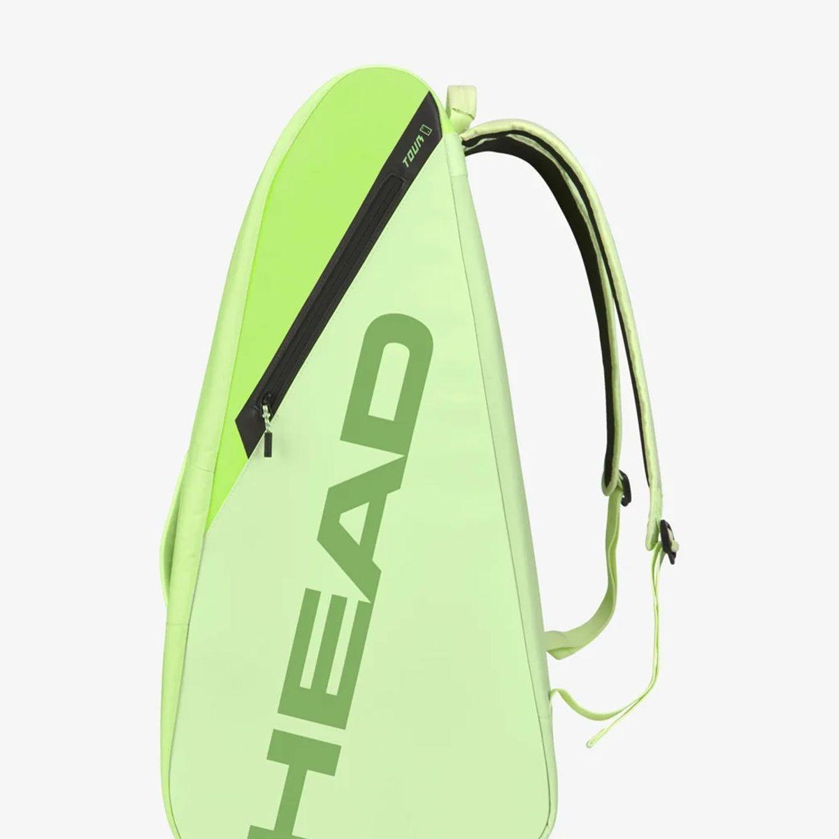 Bolso Tenis Head Tour Racquet Bag L Amarillo Flúor-3