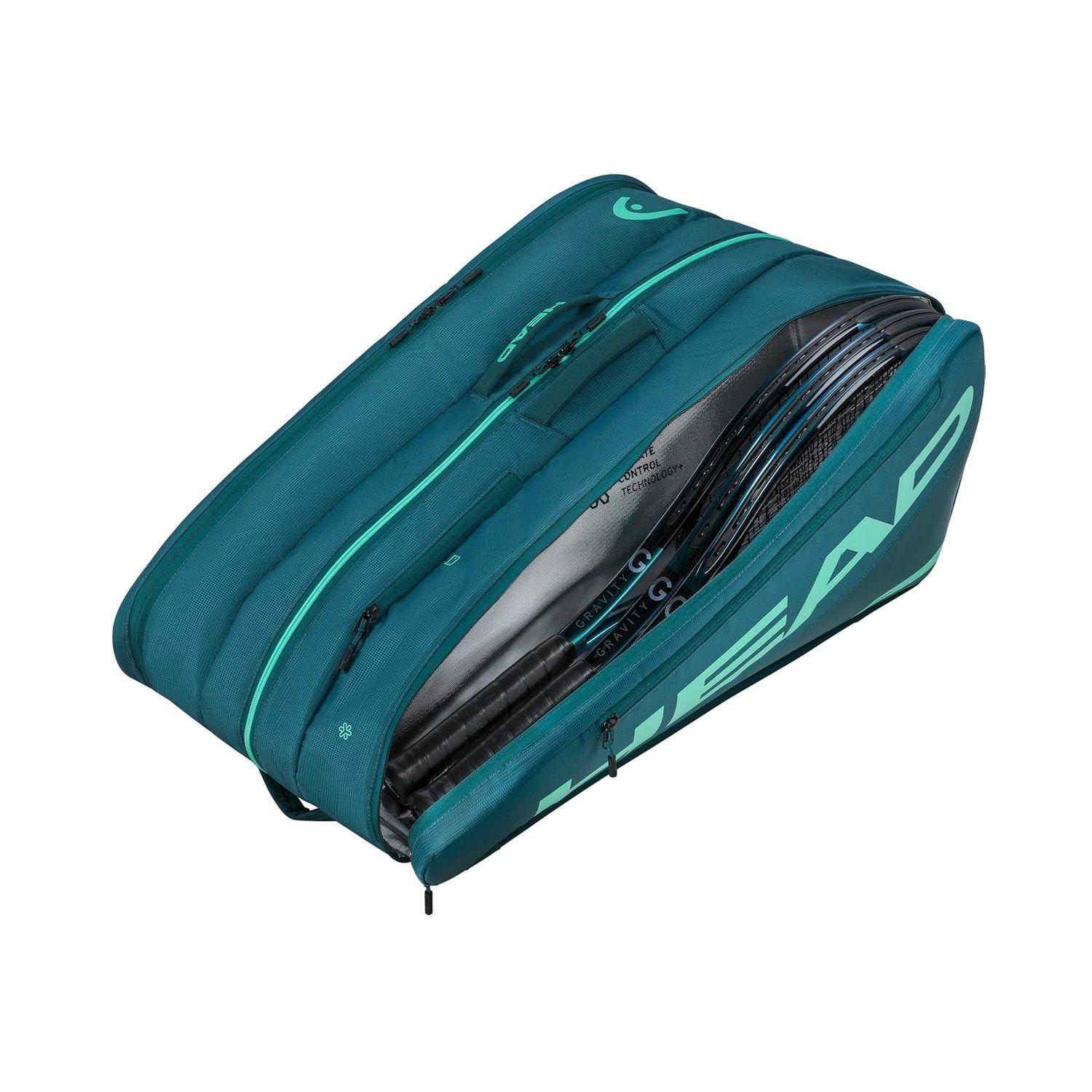 Bolso Tenis Head Tour Racquet Bag XL Verde-3
