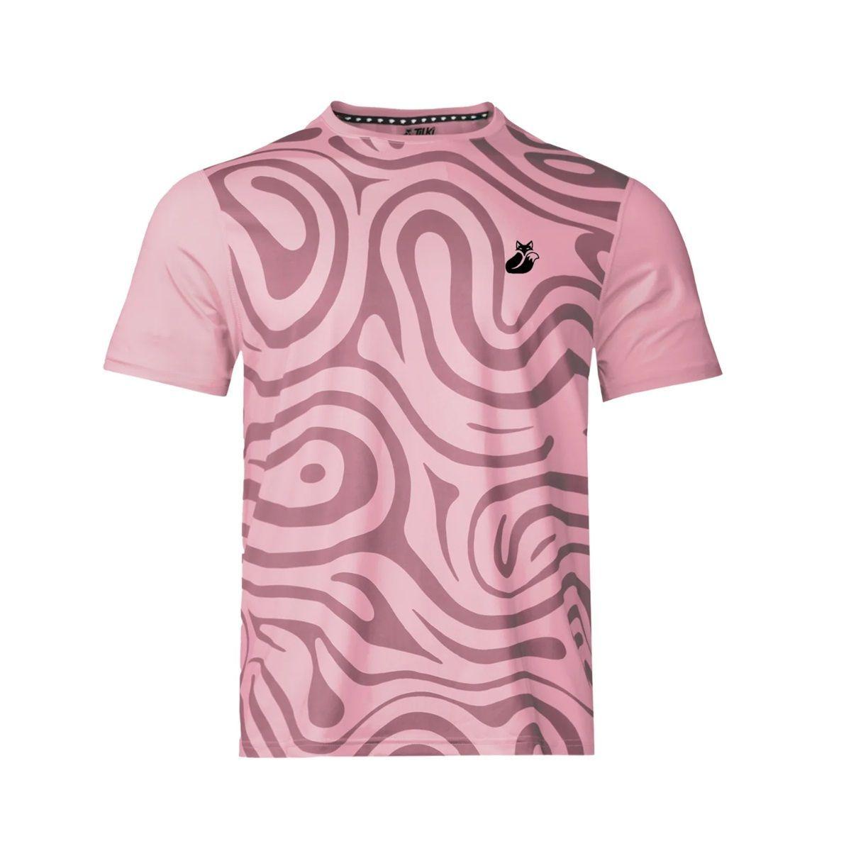 Polera Tilki Full Print Pro Lehinde Rosa Tenis Padel-0