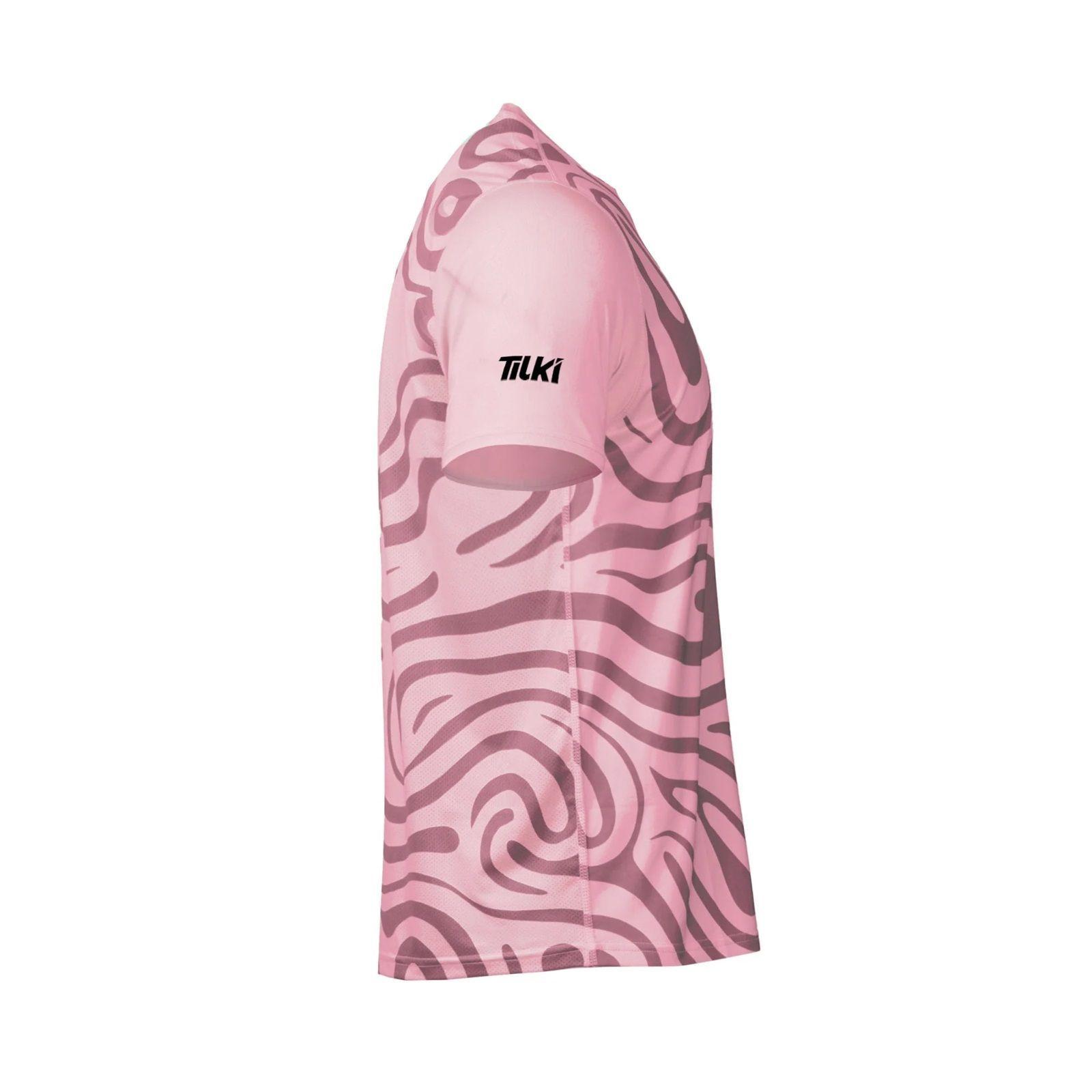 Polera Tilki Full Print Pro Lehinde Rosa Tenis Padel-2