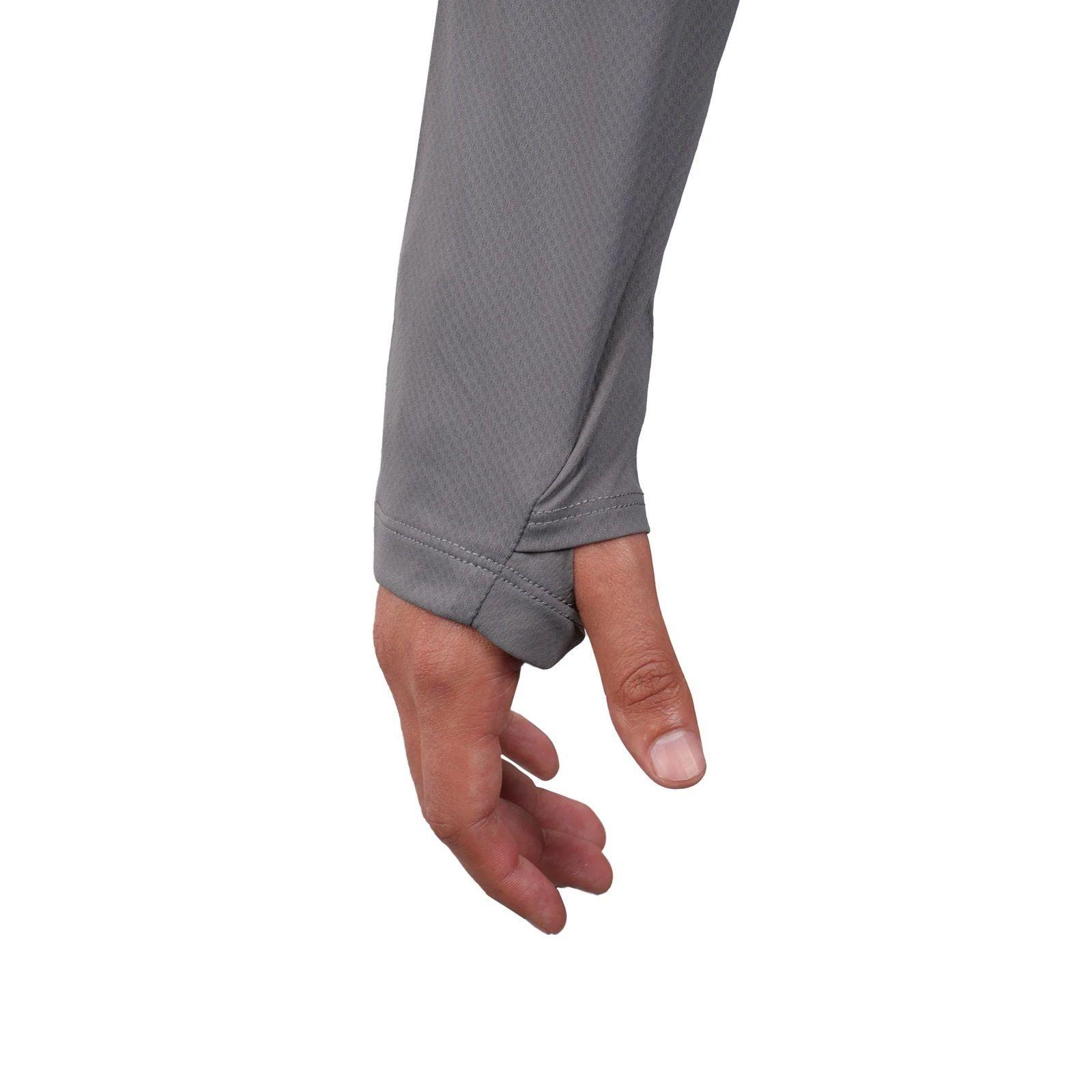 Polera Tilki Manga Larga Poly Lehinde Gris Tenis Padel-2