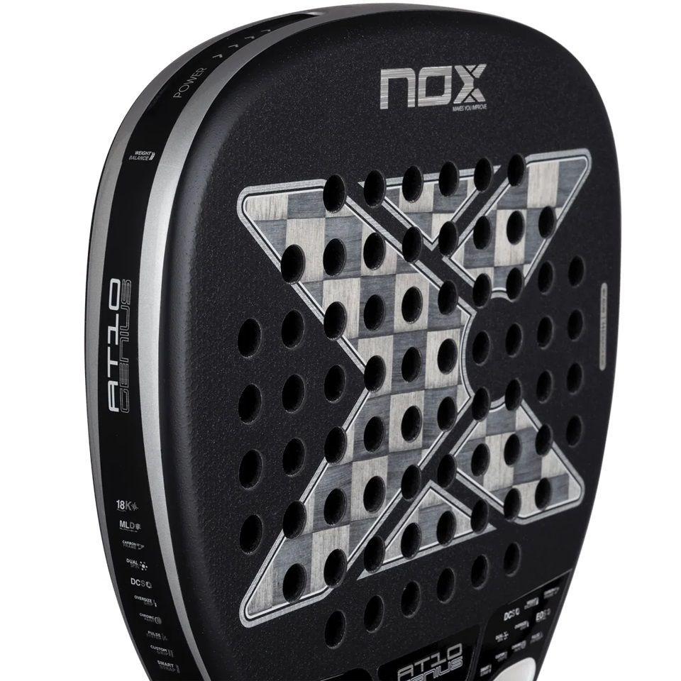 Pala de Padel Nox AT10 Genius Attack 18K Alum 2026-4