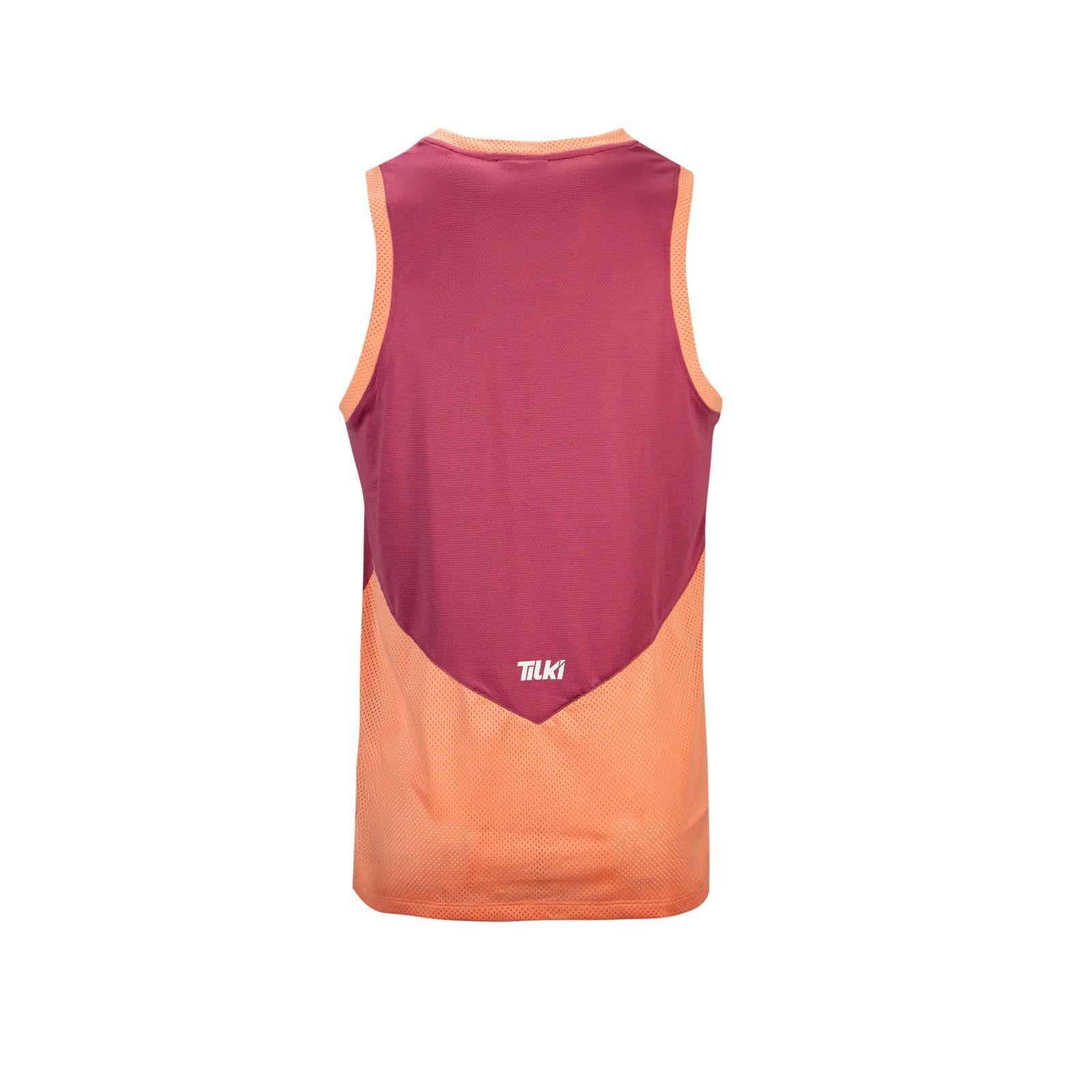 Polera Tilki Tank Mesh Lehinde Purpura/Coral Tenis Padel-1