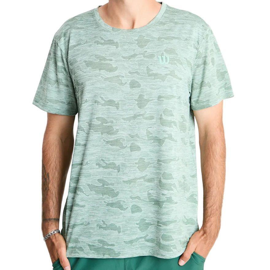 Polera Wilson Camuflaje Verde Tenis/padel-0