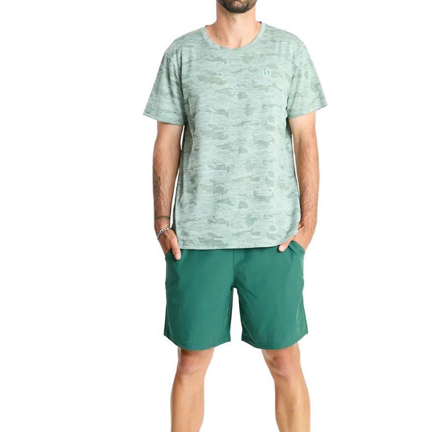 Polera Wilson Camuflaje Verde Tenis/padel-2