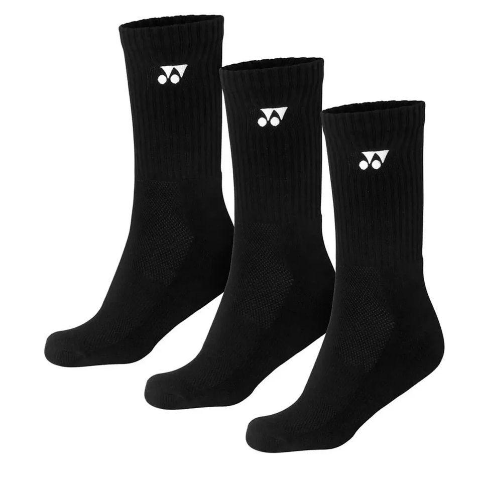 Calcetin Deportivo Yonex 19256 Negro X3 Tenis Padel-0