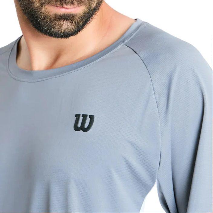 Polera Wilson Print Gris Tenis/padel-1