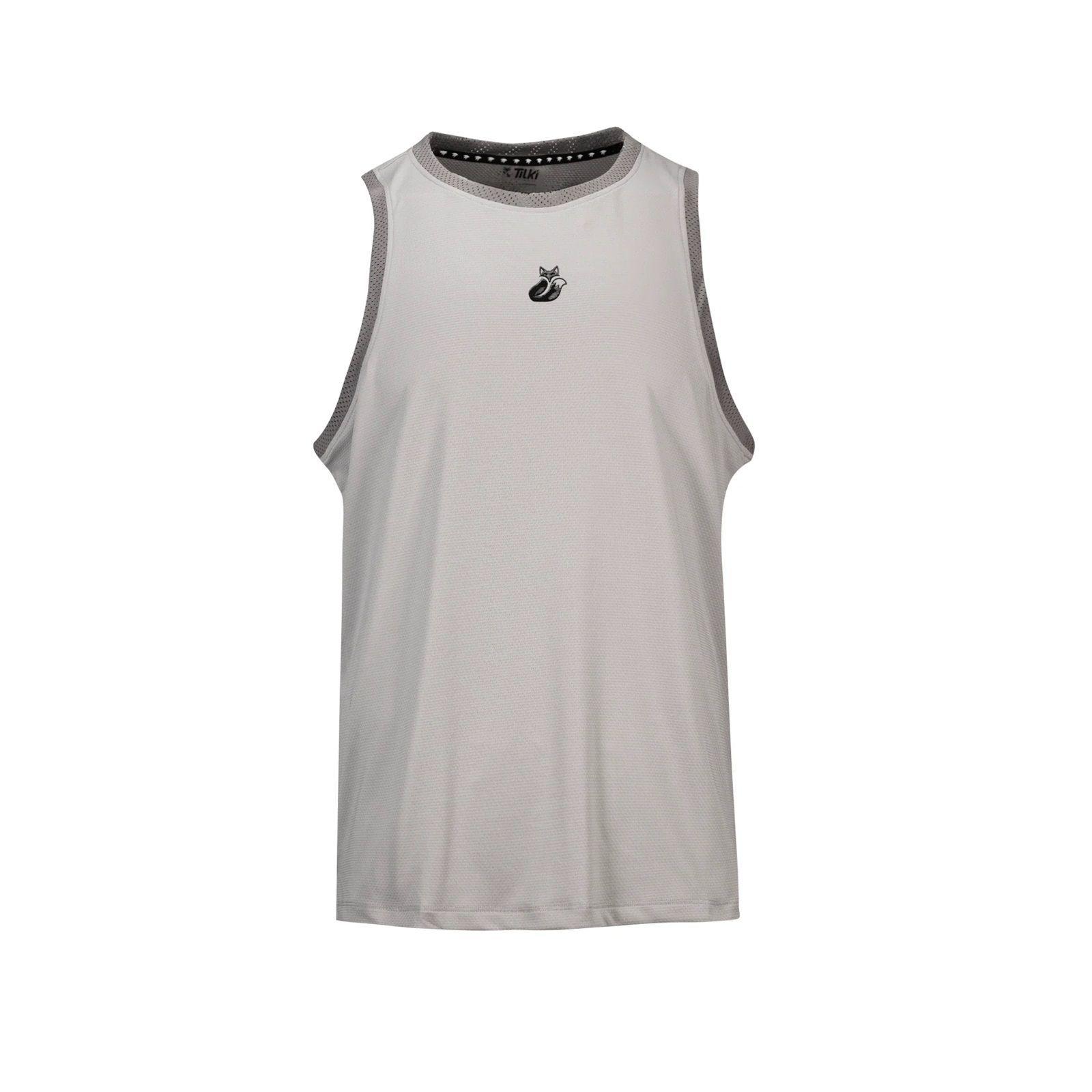 Polera Tilki Tank Mesh Lehinde Gris/Gris Oscuro Tenis Padel-0