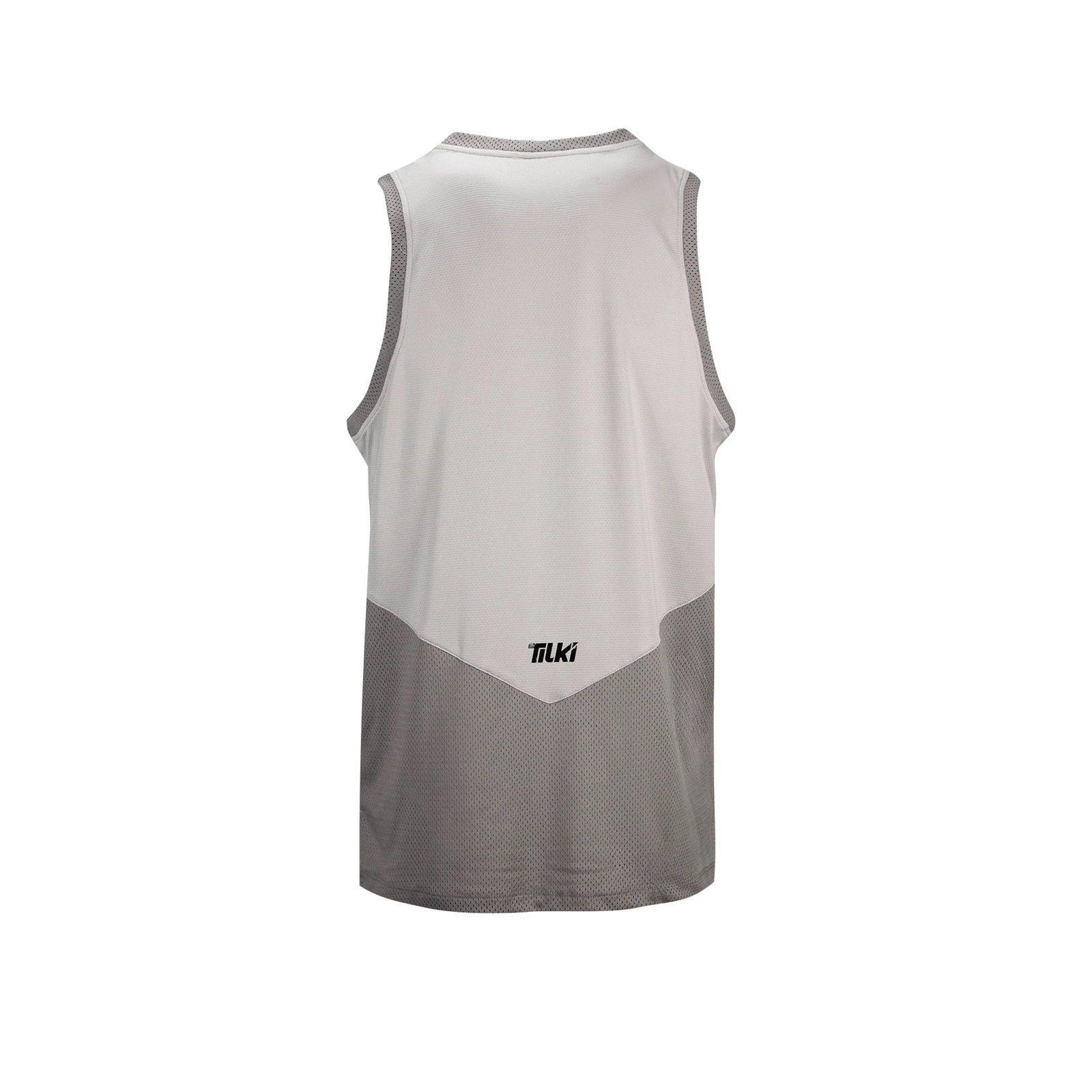 Polera Tilki Tank Mesh Lehinde Gris/Gris Oscuro Tenis Padel-1