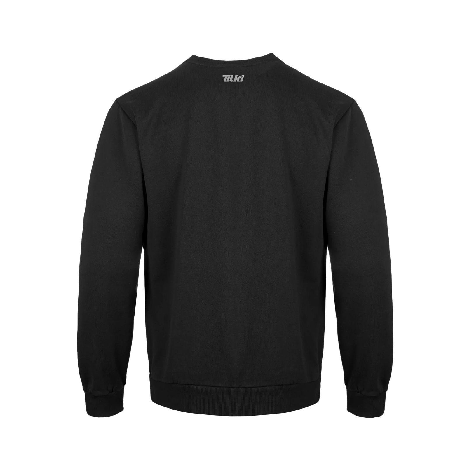 Poleron Tilki Crew Neck Agir Lehinde Negro/Gris Tenis Padel-2