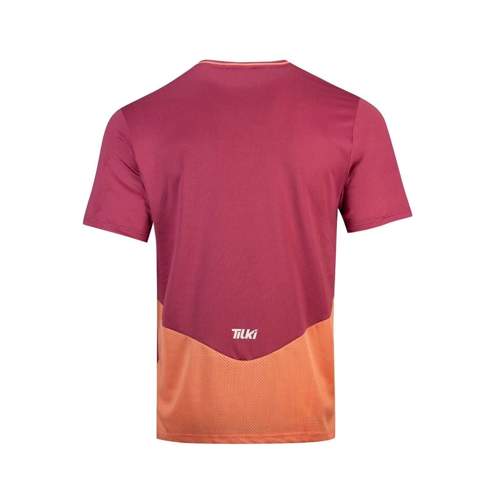 Polera Tilki Mesh Lehinde Purpura/Coral Tenis Padel-1