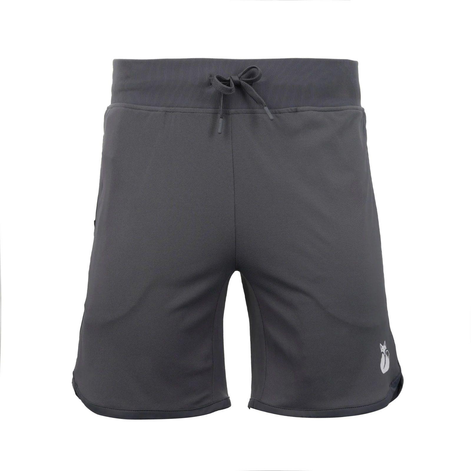 Short Tilki Teknik Gris Tenis Padel-1