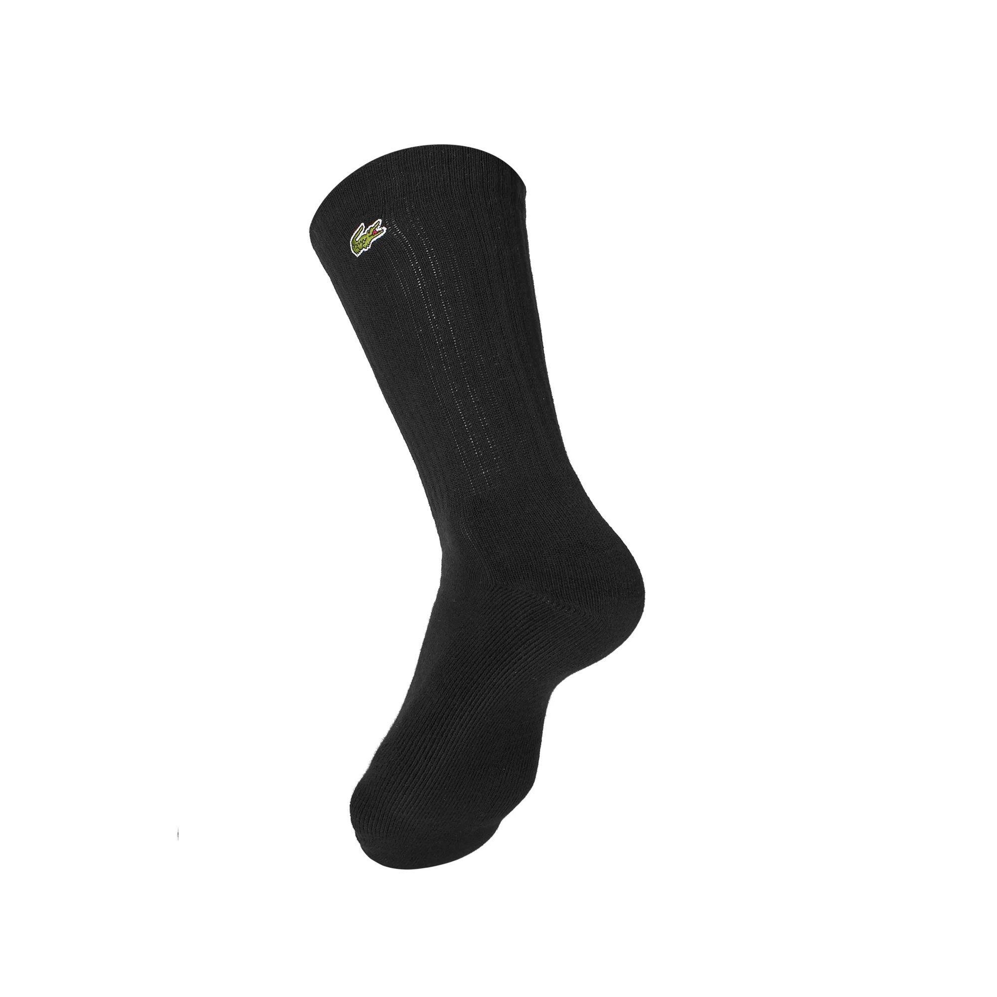 Calcetin Lacoste Sport Negro X3 Tenis Padel-2