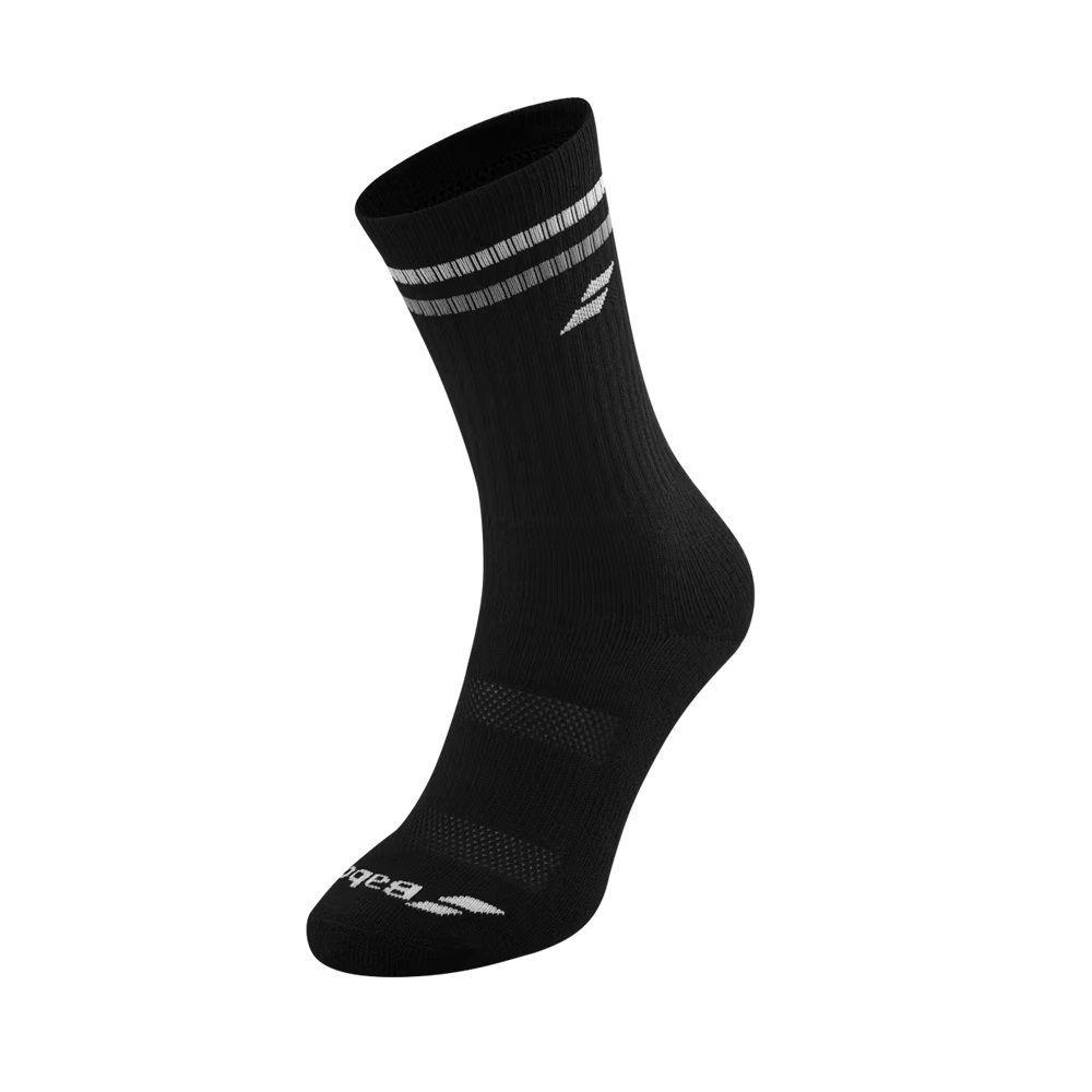 Calcetin Babolat Team Single Negro/Blanco Tenis Padel-0