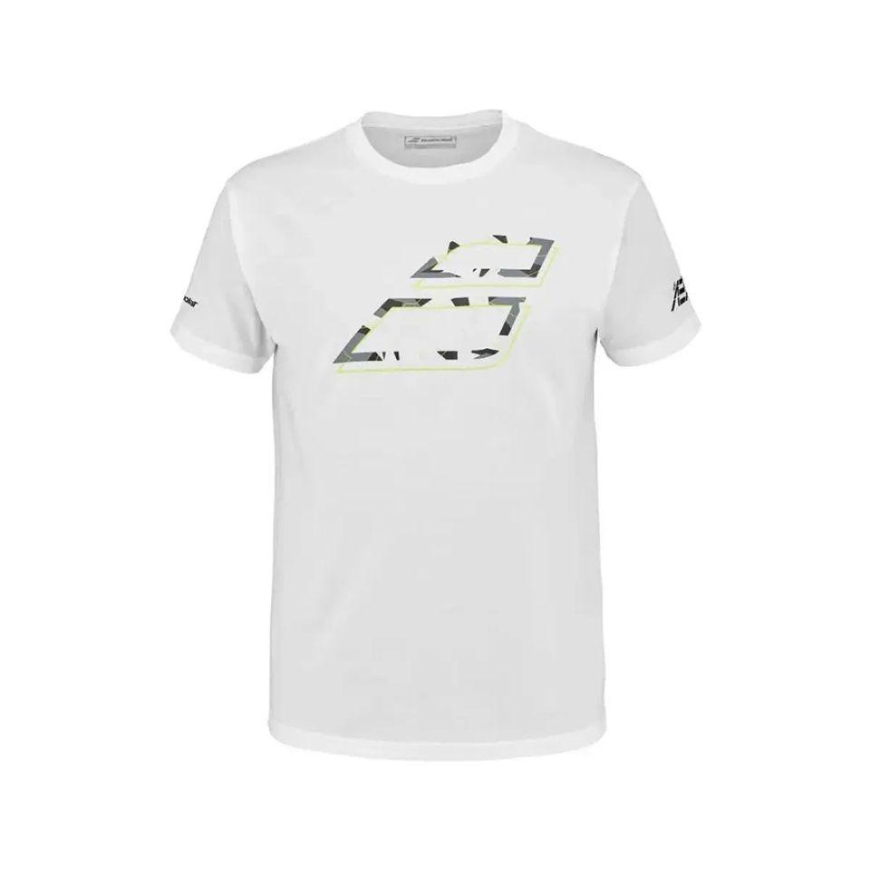 Polera Babolat Aero Cotton Tee Blanca Tenis Padel-0