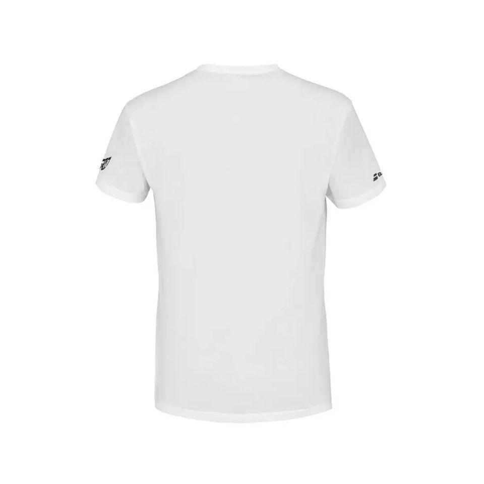 Polera Babolat Aero Cotton Tee Blanca Tenis Padel-1
