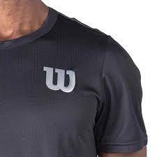 Polera Wilson Calada Negro Tenis/Padel-1