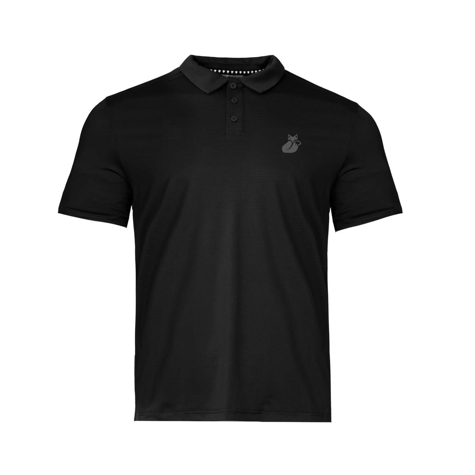 Polera Tilki Polo Pro Lehinde Negra/Gris Tenis Padel-0
