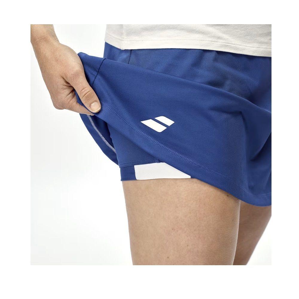 Falda Babolat Play Con Calza Azul Tenis Padel-2