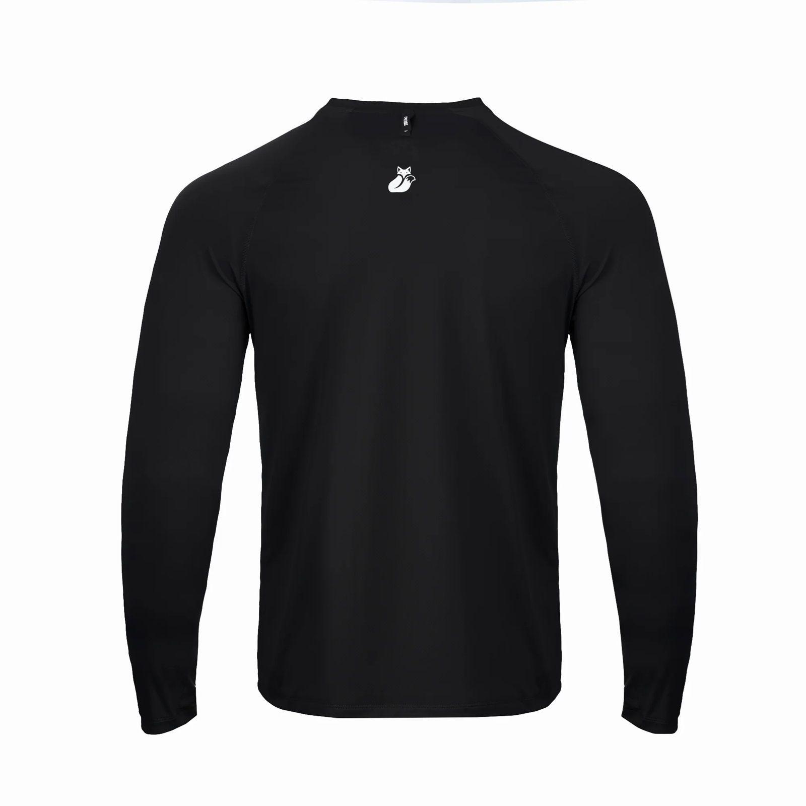 Polera Tilki Manga Larga Poly Lehinde Negra Tenis Padel-2