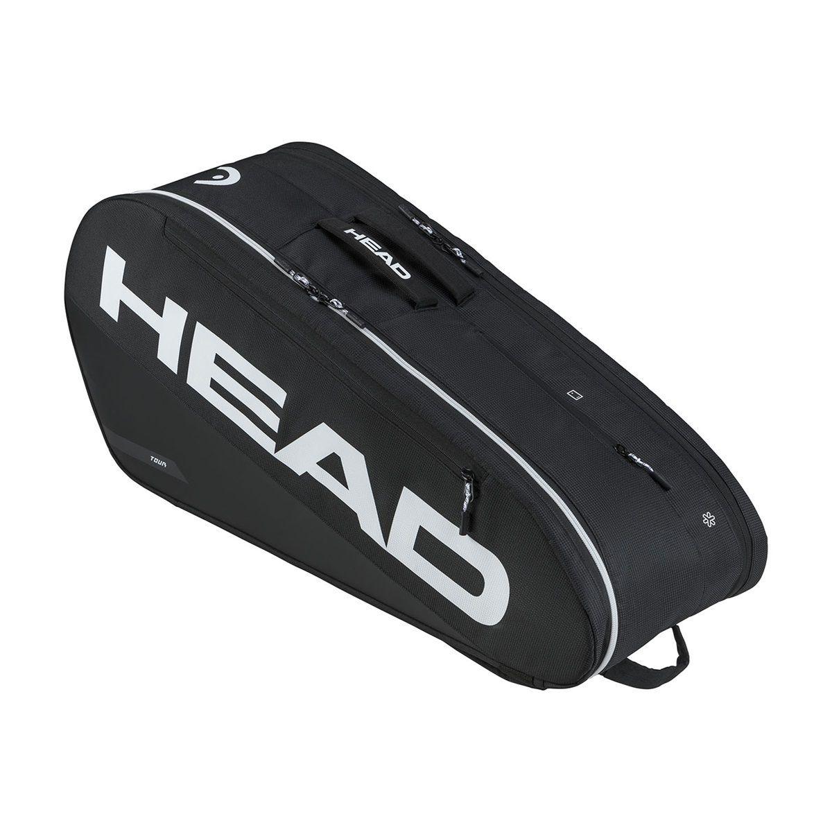Bolso Tenis Head Tour Racquet Bag M Negro/Blanco-0