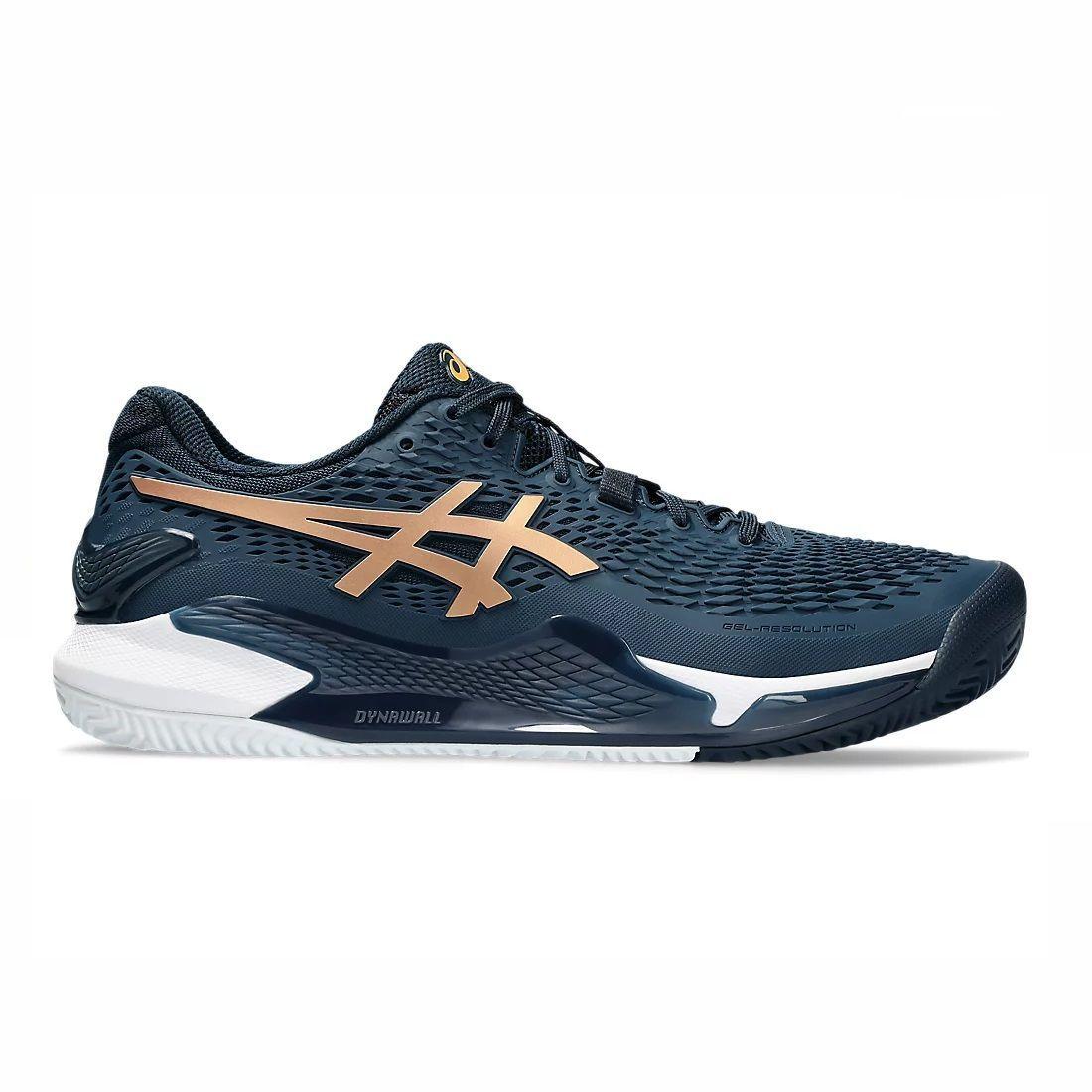 Zapatilla Asics Gel Resolution 9 Clay French Blue Tenis Padel-0