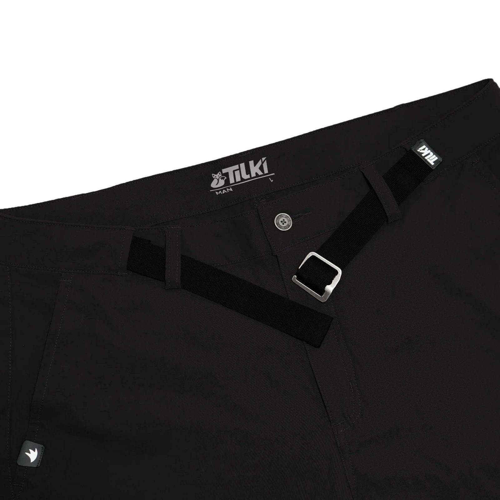 Pantalon Tilki Melez Lehinde Negro Tenis Padel-3