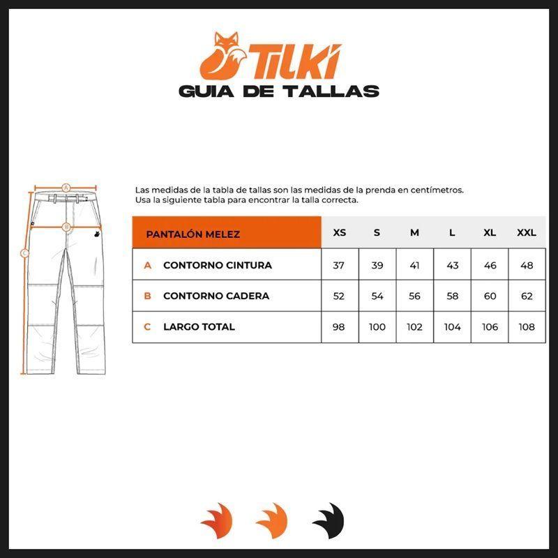 Pantalon Tilki Melez Lehinde Negro Tenis Padel-5