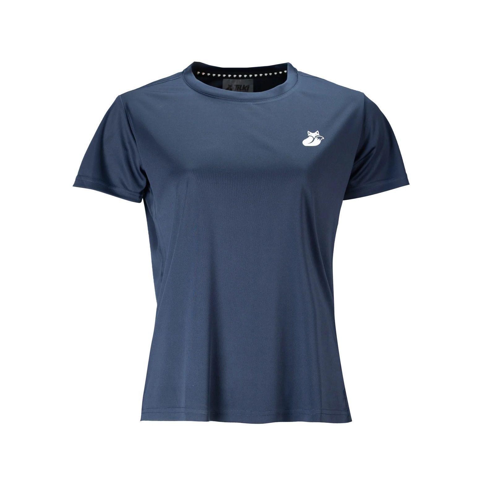 Polera Tilki Khombi Mujer Temel Azul Marino Tenis Padel-0