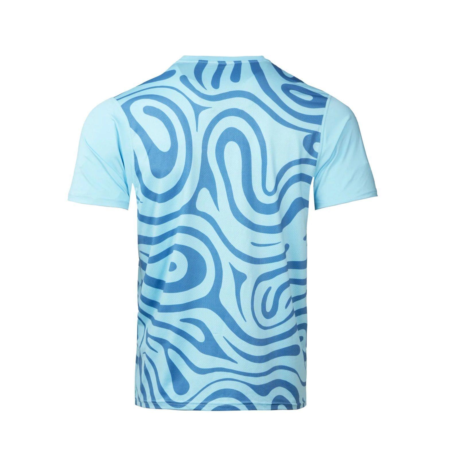 Polera Tilki Full Print Pro Lehinde Celeste Tenis Padel-2