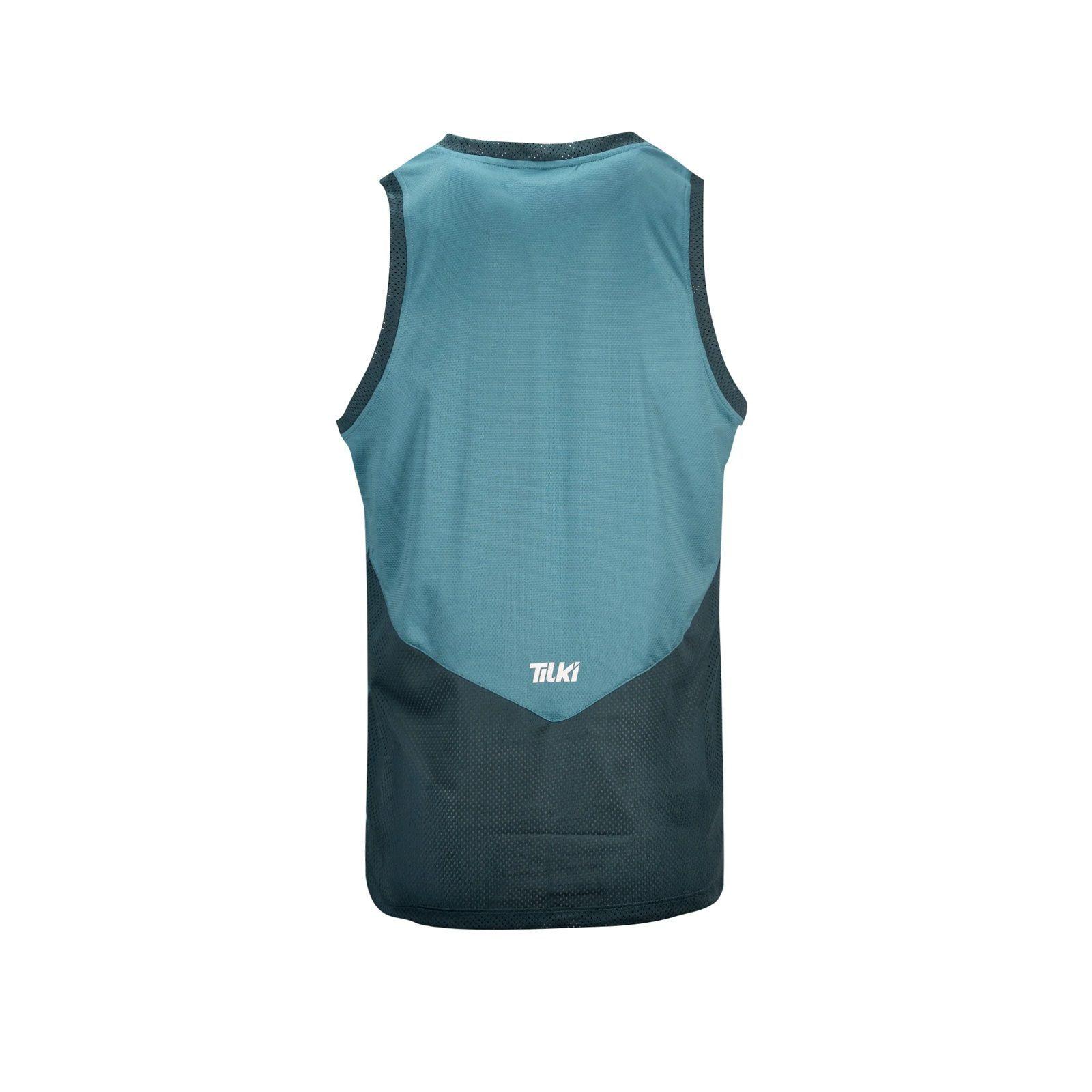Polera Tilki Tank Mesh Verde/Verde Oscuro Tenis Padel-1
