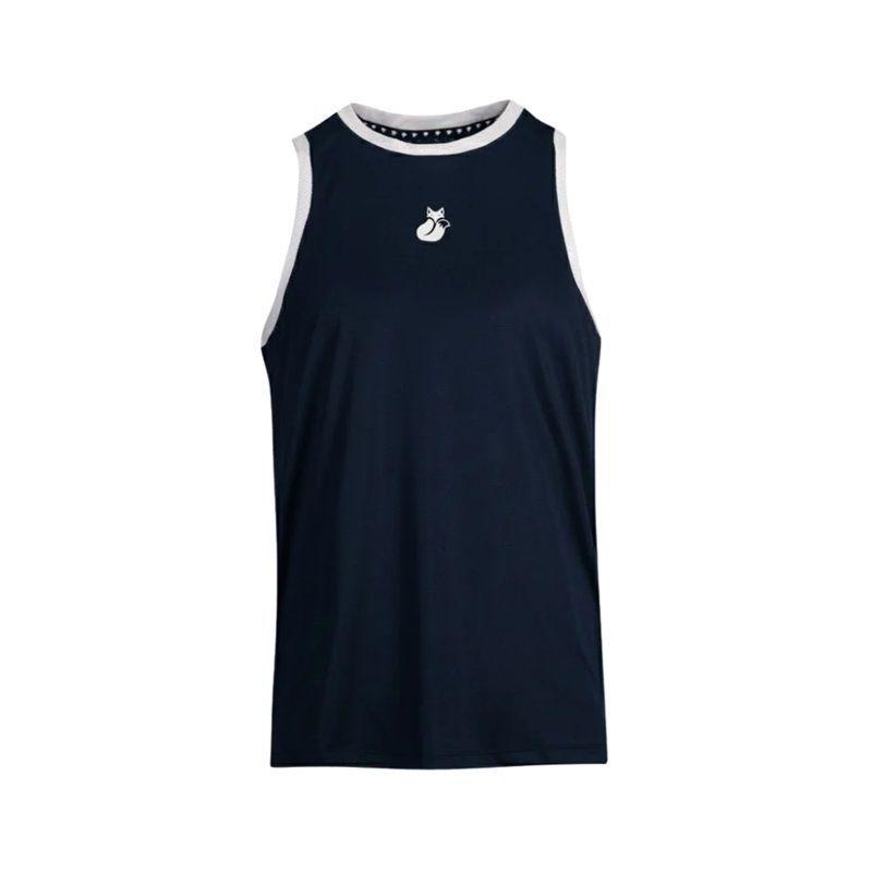 Polera Tilki Tank Mesh Lehinde Azul/Blanco Tenis Padel-0