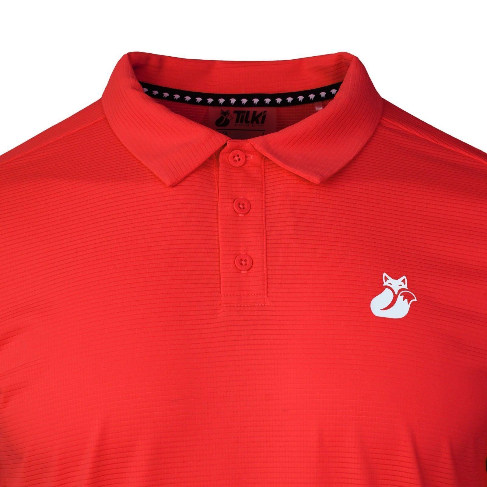 Polera Tilki Polo Pro Lehinde Roja Tenis Padel-3