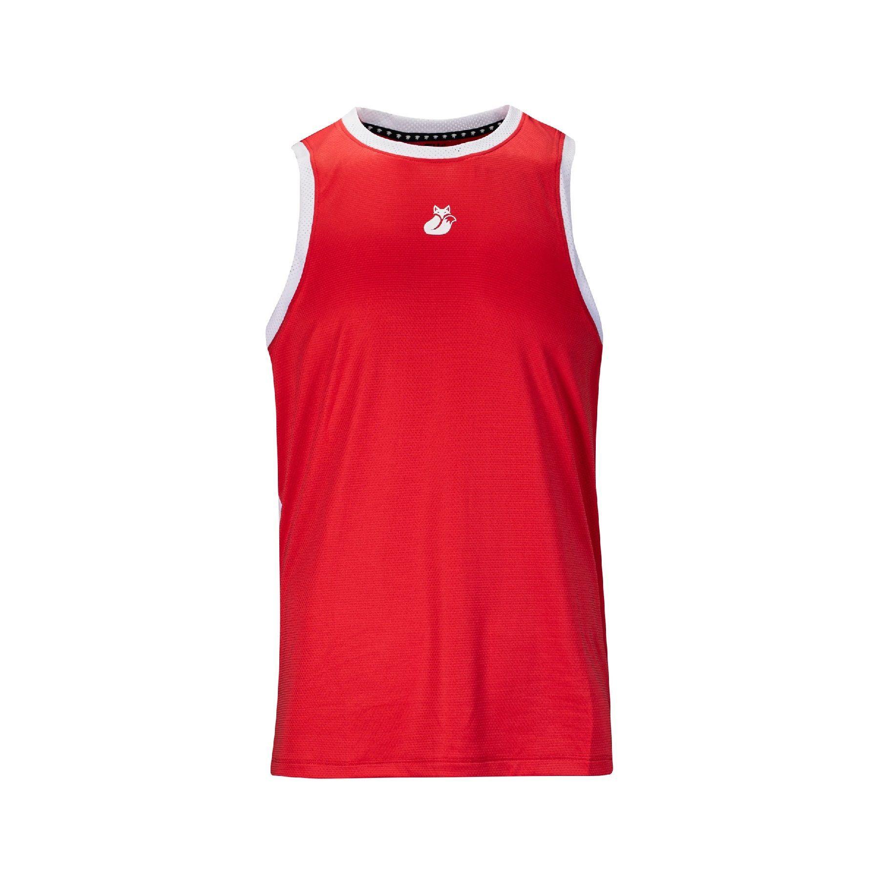 Polera Tilki Tank Mesh Lehinde Rojo/Blanco Tenis Padel-0